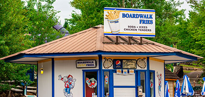 Image of the Boardwalk Fries stand