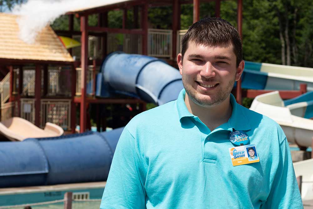 Water Safari employee smiling.