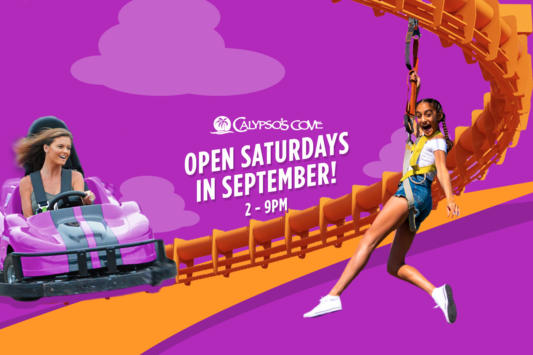 Calypso’s Cove Family Fun Park Open Saturdays in September
